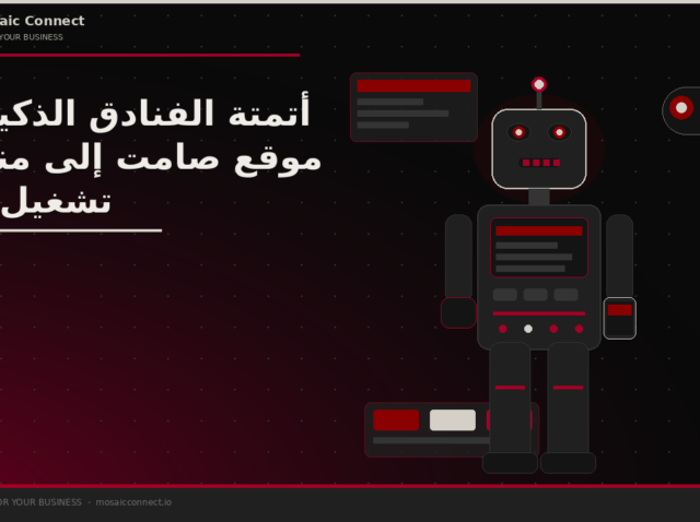 أتمتة الفنادق الذكية: نظام تشغيل متكامل بالذكاء الاصطناعي | Mosaic Connect